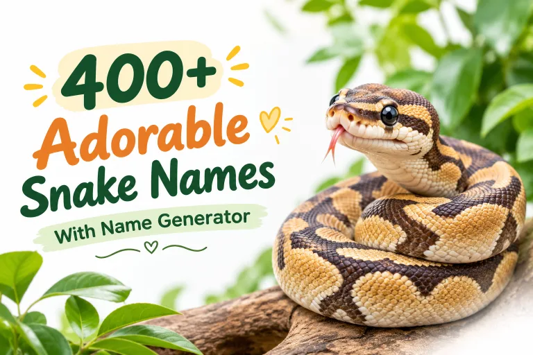 Adorable snake names with name generator