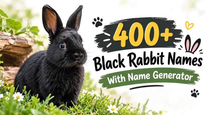 Black Rabbit Names With Name Generator