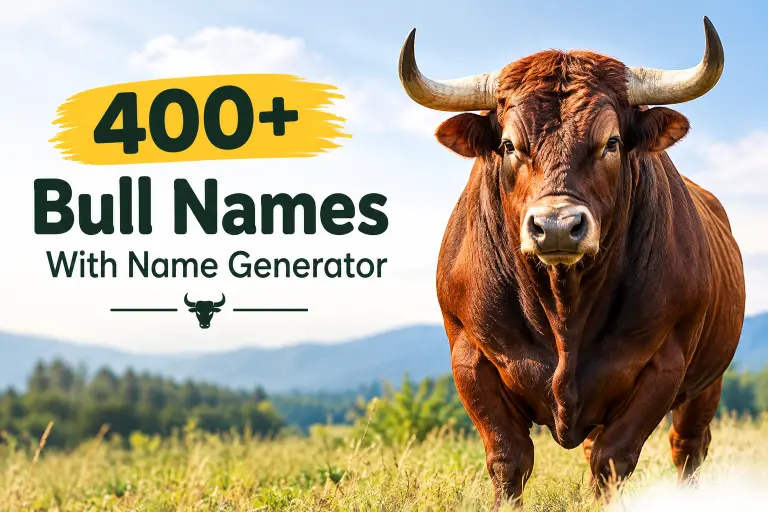 Bull names with name generator