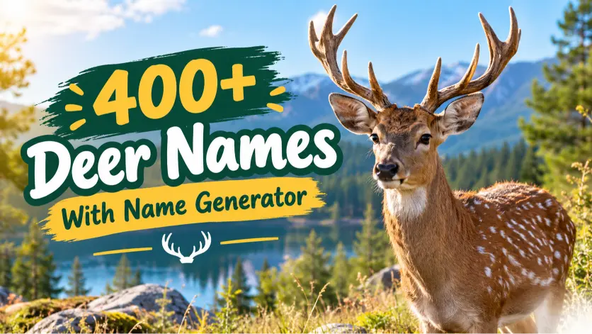 Deer names with name generator