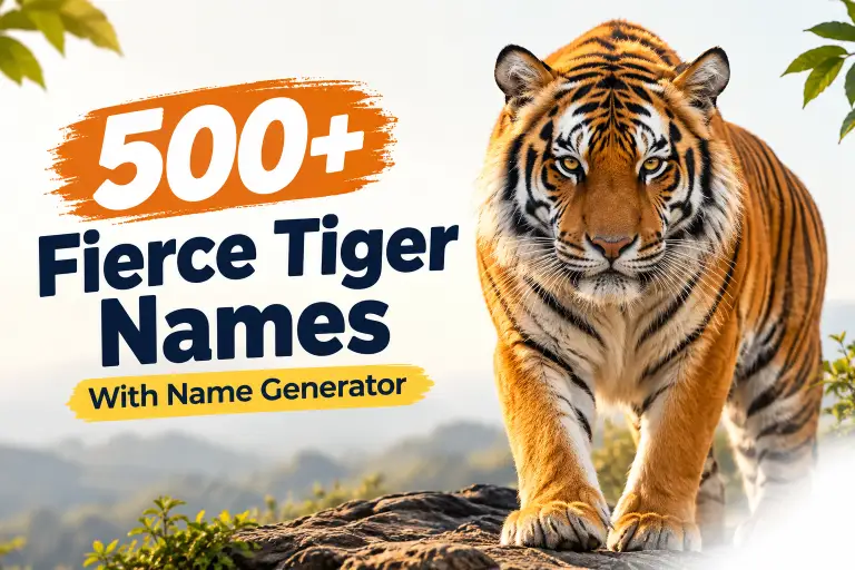 Fierce tiger names with name generator