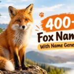Fox names with name generator