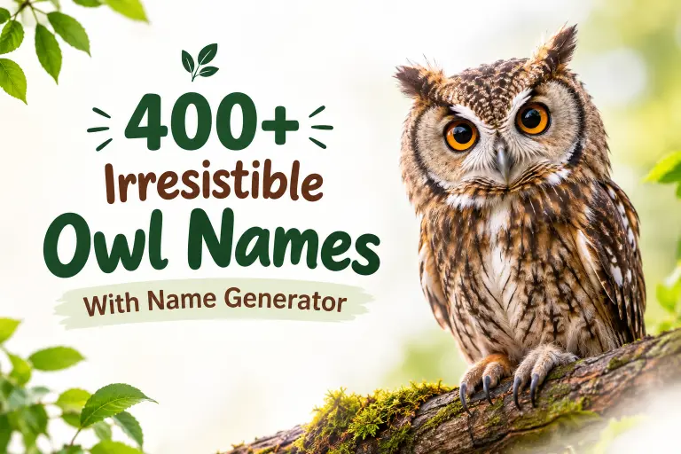 Irresistible owl names with name generator
