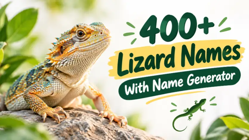 Lizard Names With Name Generator