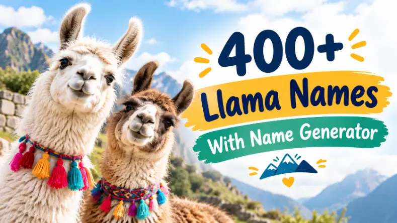 Llama Names With Name Generator