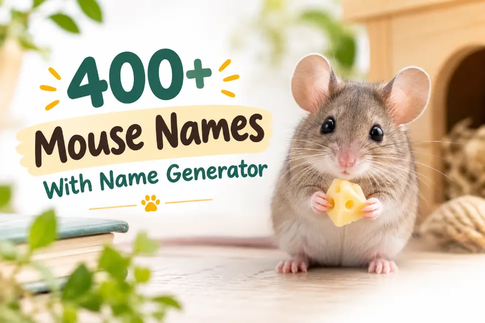 Mouse Names with Name Generator