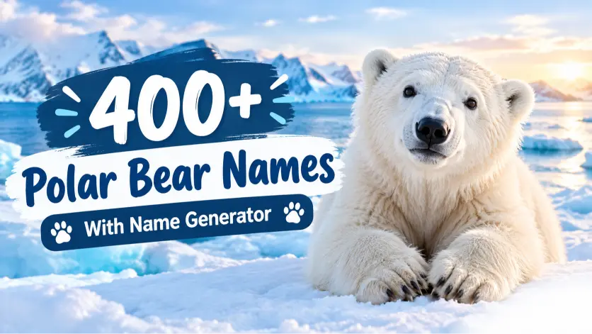 Polar bear names with name generator