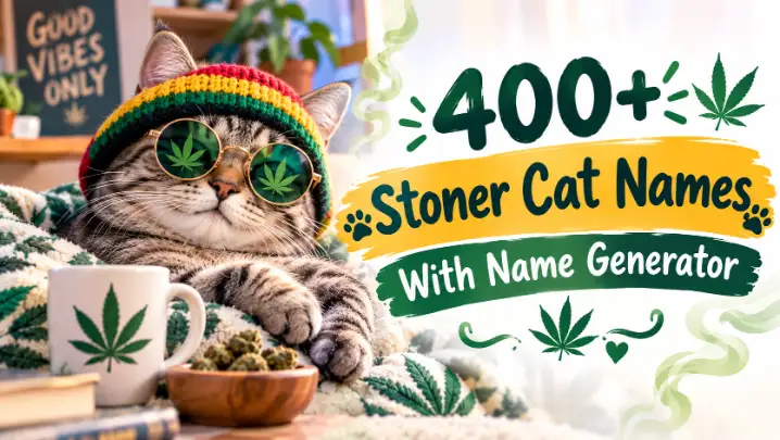 Stoner Cat Names With Name Generator