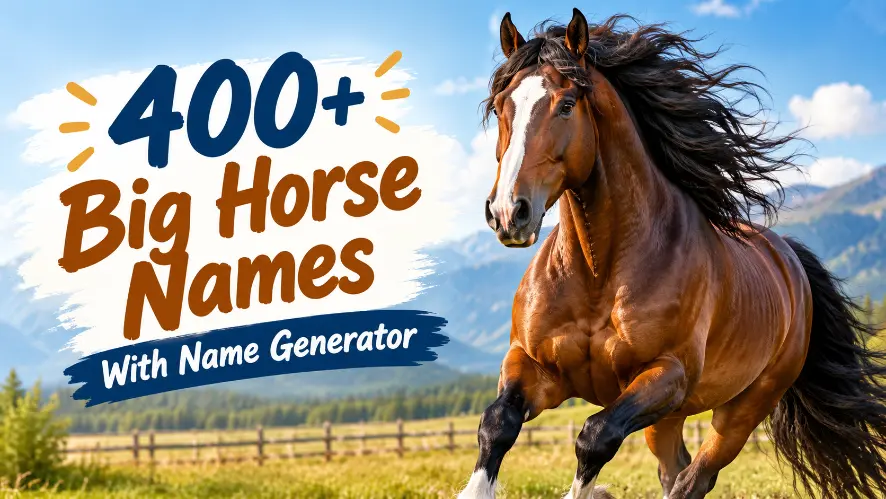 Big Horse Names With Name Generator