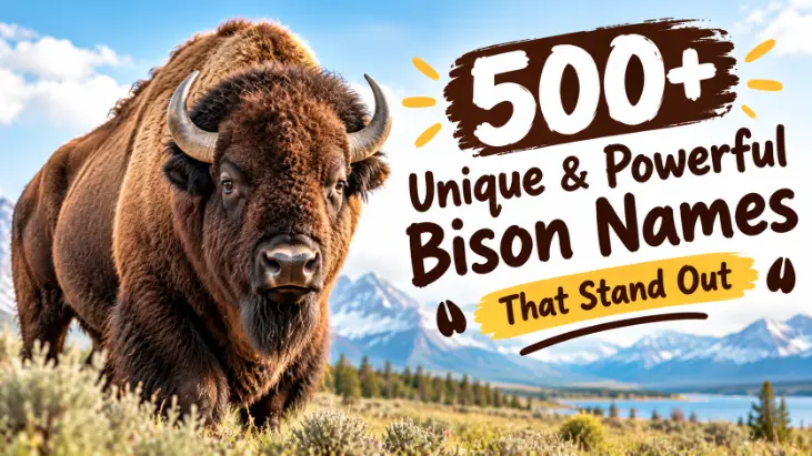 Bison Names With Name Generator