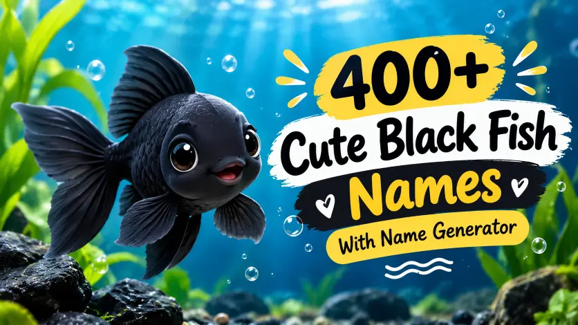 Cute Black Fish Names With Name Generator