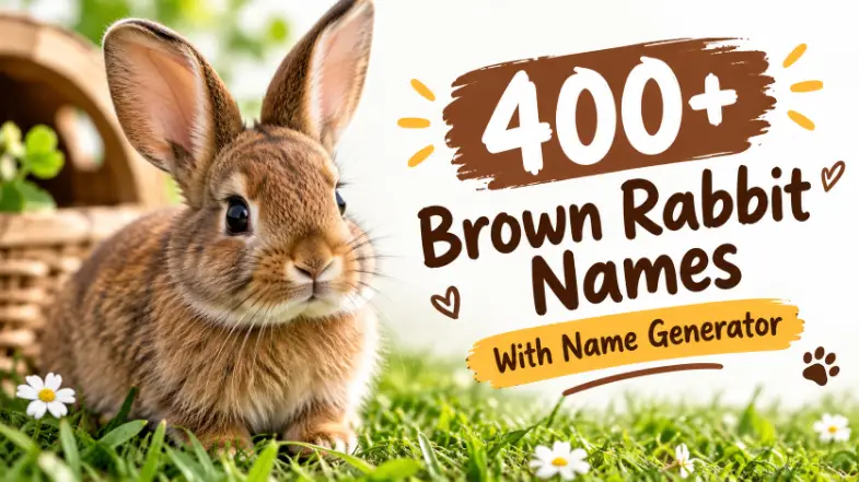 Brown Rabbit Names With Name Generator