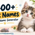 Cat Names With Name Generator