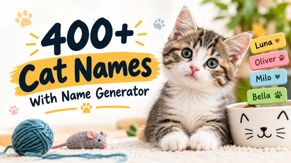 Cat Names With Name Generator
