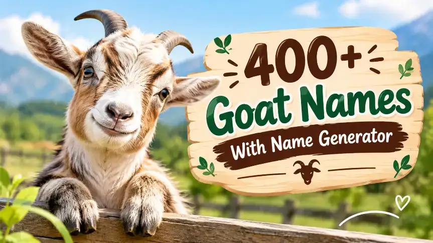Goat Names With Name Generator