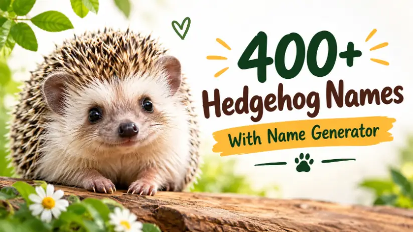 Hedgehog Names With Name Generator
