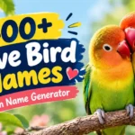 Love Bird Names With Name Generator