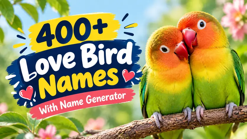 Love Bird Names With Name Generator