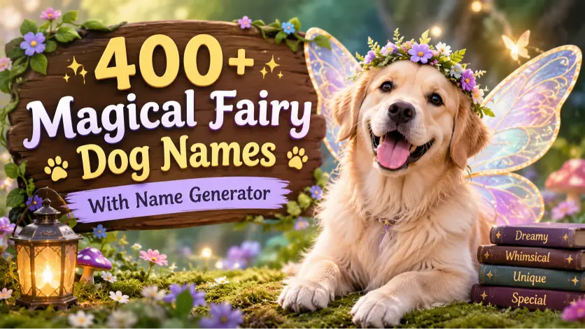 Magical Fairy Dog Names With Name Generator