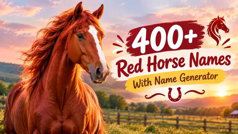 Red Horse Names With Name Generator