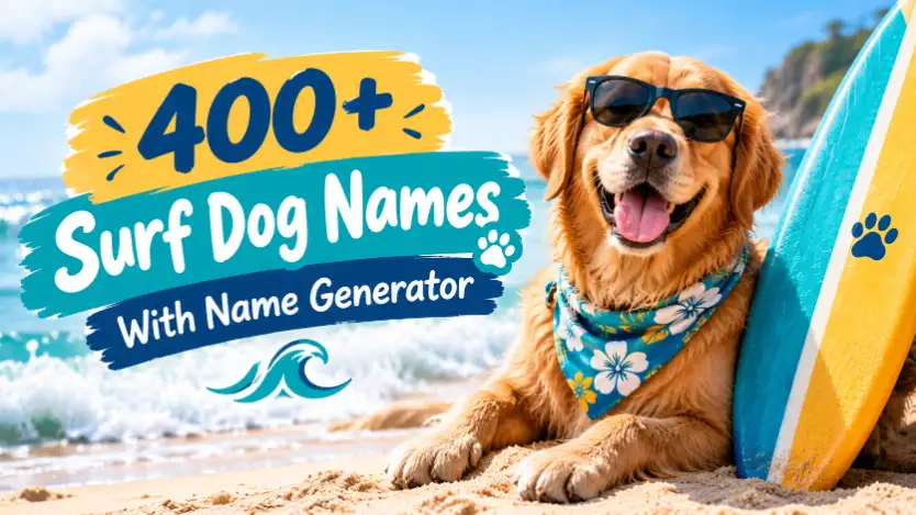 Surf Dog Names With Name Generator