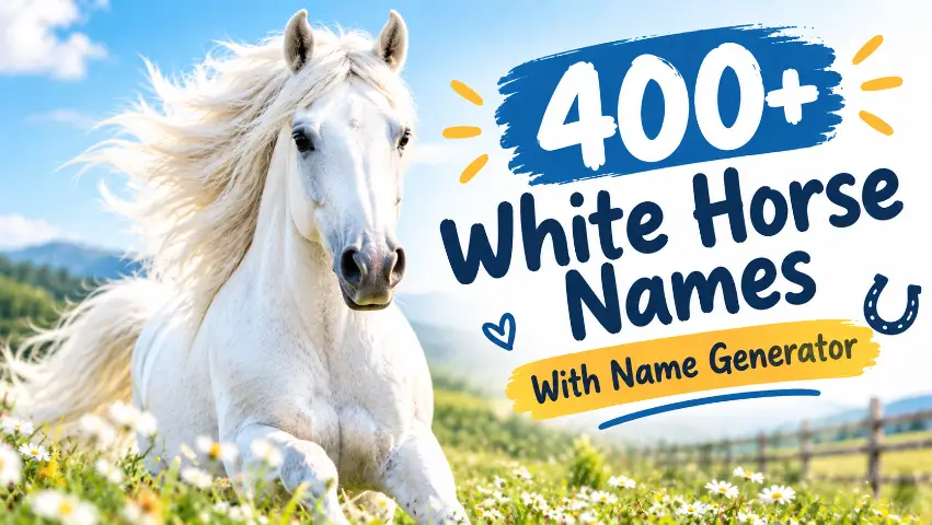White Horse Names With Name Generator