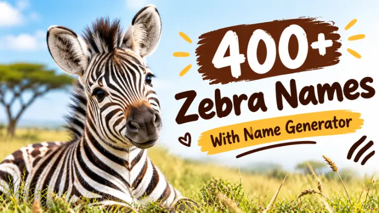 Zebra Names With Name Generator